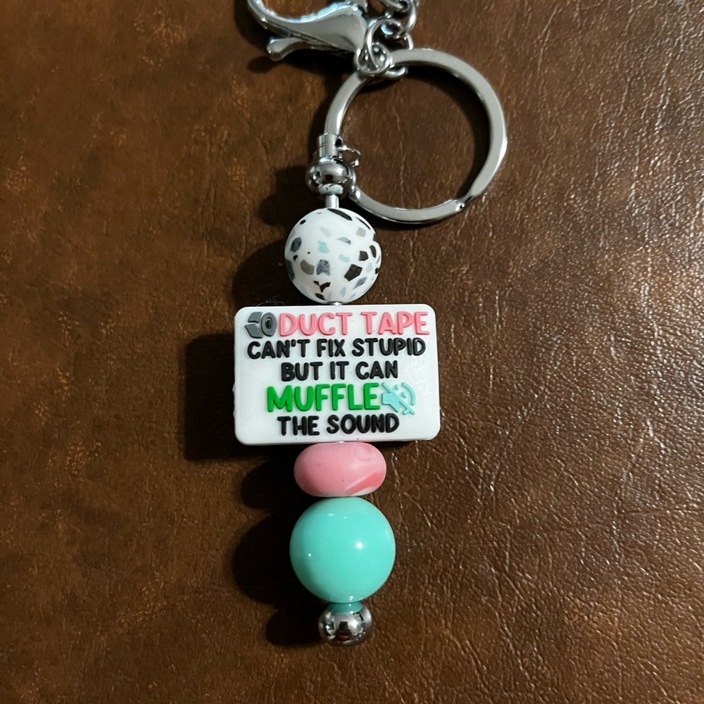 Sarcastic Beaded Bag/Purse Charm